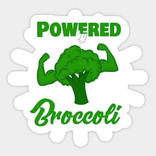 Powered by Broccoli Sticker